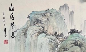 山水画的对比和衬托很重要