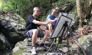 孙元亮谈弟子杨光明中国画学习的得与进