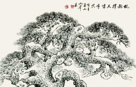 砚边杂谈｜杜明岑详解怎样画松树
