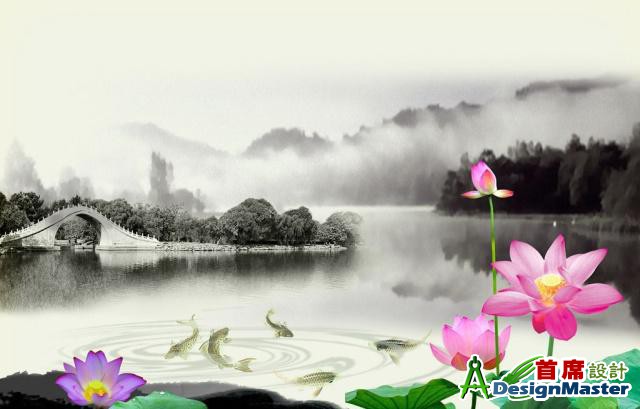中国画的构图法则有哪些呢？老师：画面要均衡、有对比...
